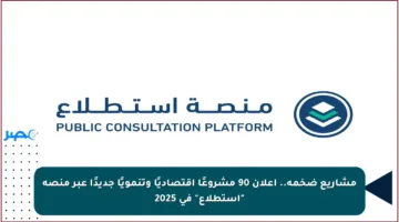 مشاريع ضخمة.. إعلان 90 مشروعًا اقتصاديًا وتنمويًا جديدًا عبر منصة “استطلاع” في 2025